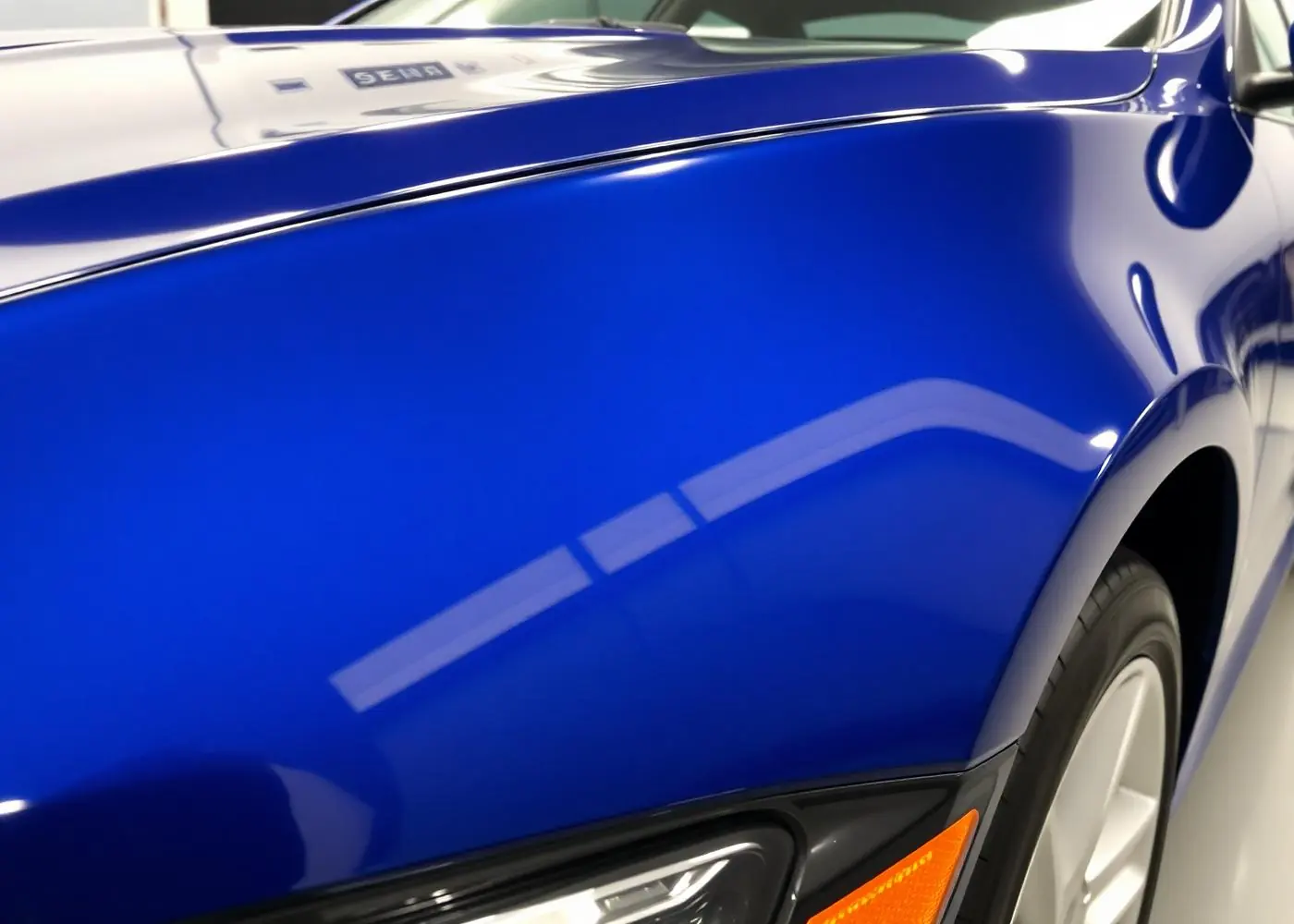 Freshly refinished car ready for delivery back to its owner